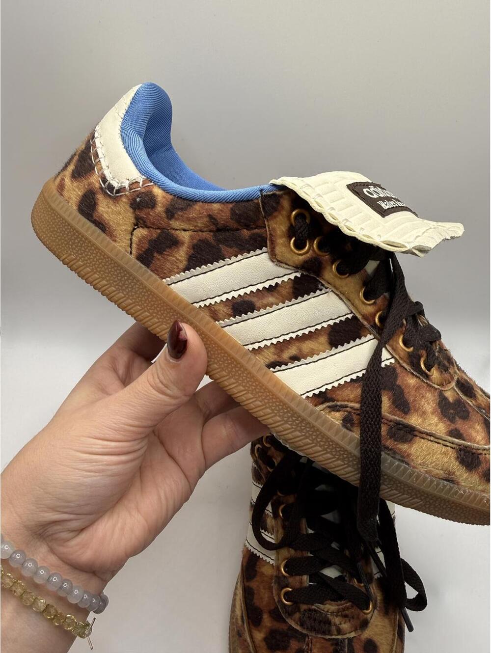 Adidas Samba Pony Wales Bonner Leopard sneakers, Women's 7.5 - Picture 4 of 8